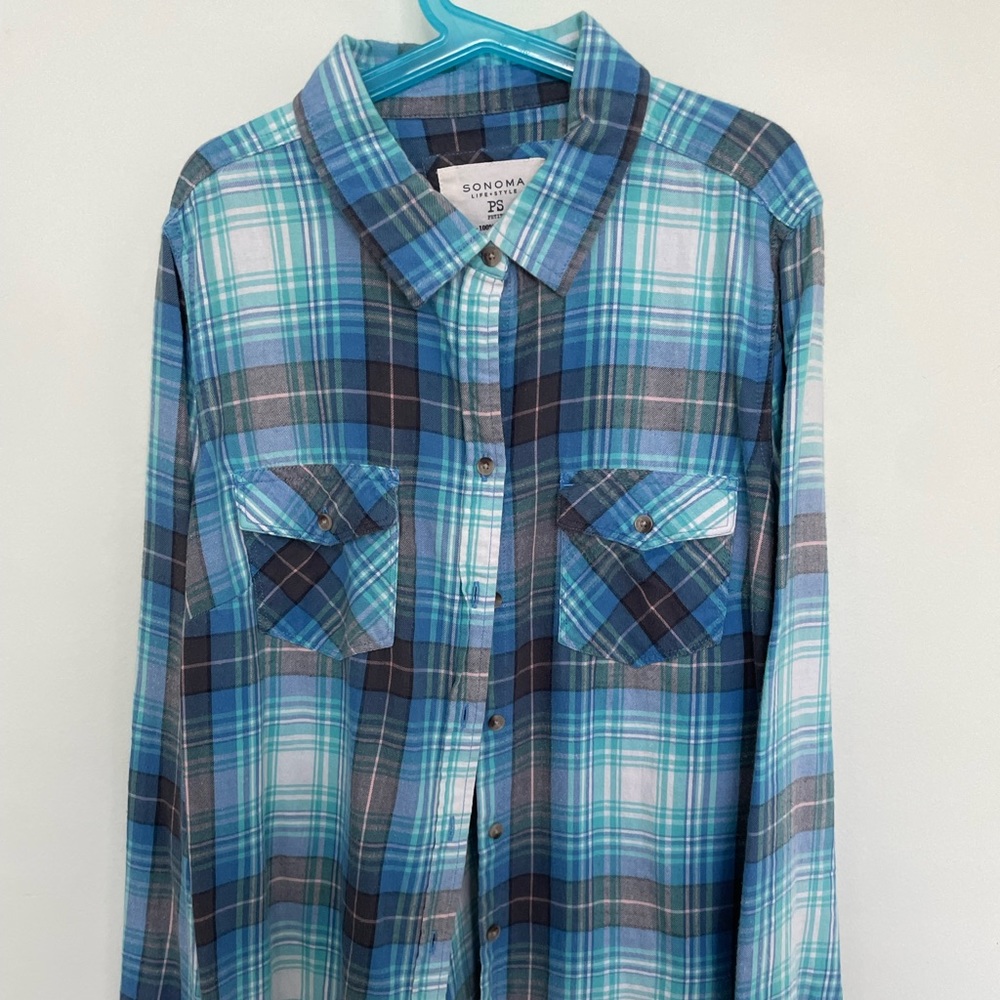 Blue flannel